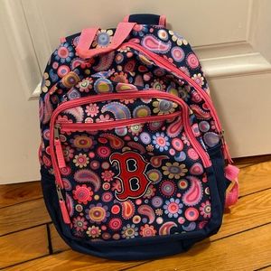 Boston Red Sox girls backpack